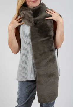 Sherling Merino Toscana Scarf in Flint