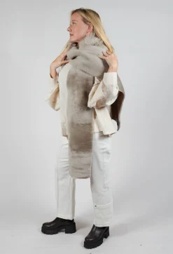 Sherling Merino Toscana Scarf in Sandstone