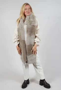 Sherling Merino Toscana Scarf in Sandstone