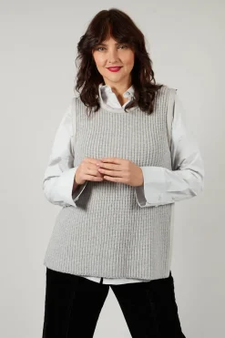 Shi Knit Top in Fog