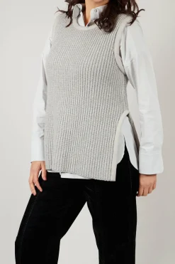 Shi Knit Top in Fog
