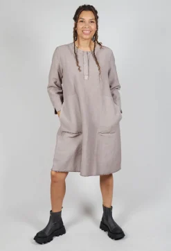 Shift Dress in Taupe