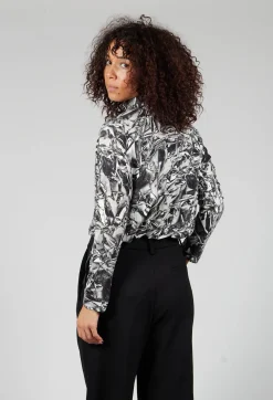 Shirt Alin In Grey Colourful