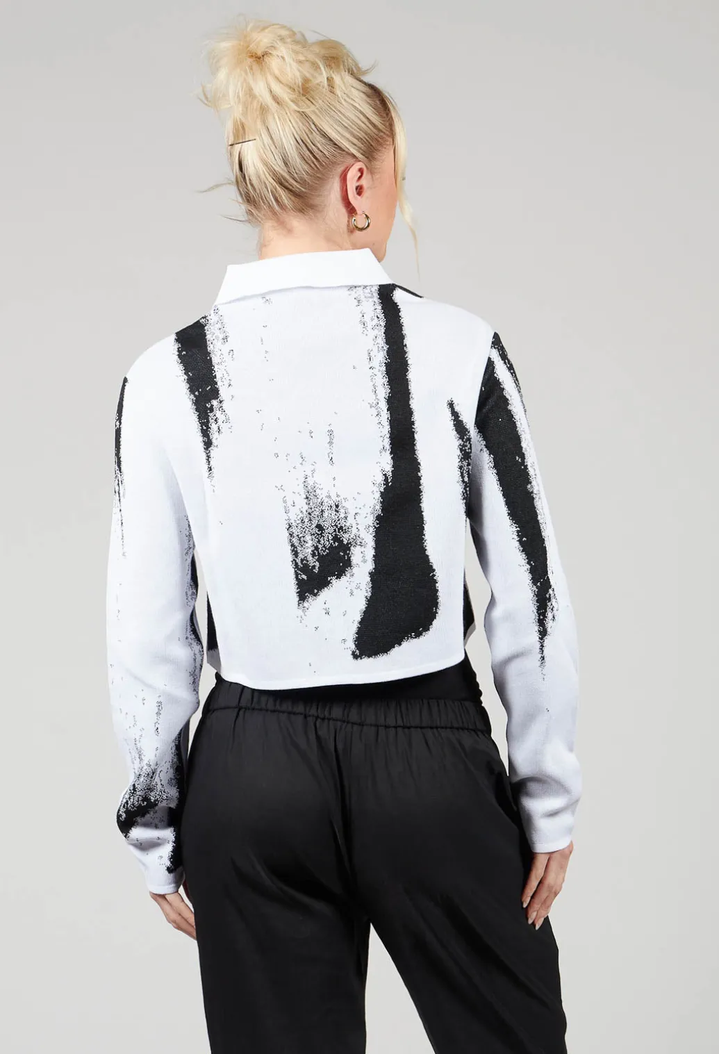 Shirt Cardigan in White