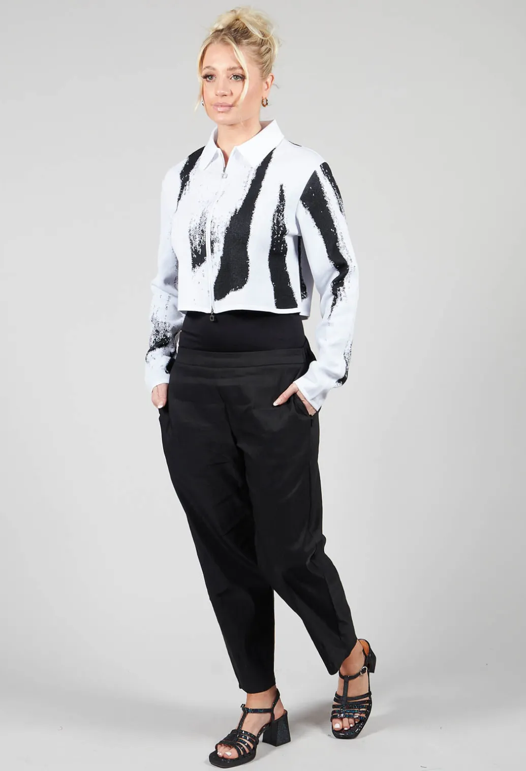 Shirt Cardigan in White