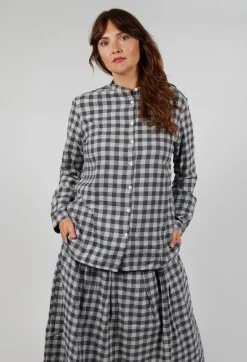 Shirt Cosma in Grey Check