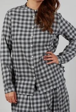 Shirt Cosma in Grey Check