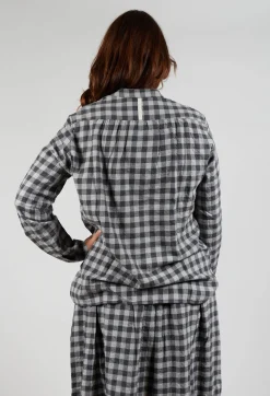Shirt Cosma in Grey Check