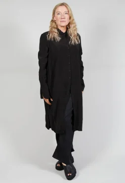 Shirt Dress in Black