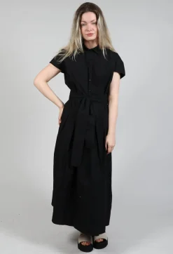 Shirt Dress in Black