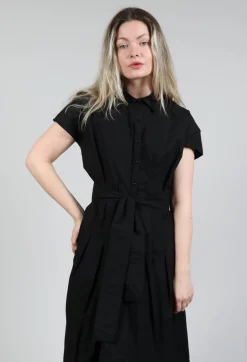 Shirt Dress in Black