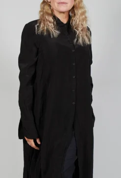 Shirt Dress in Black