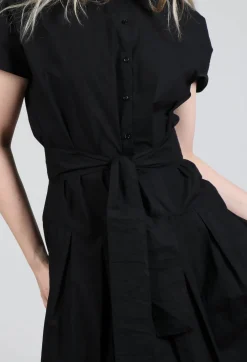 Shirt Dress in Black