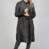 Shirt Dress in Coal Cloud
