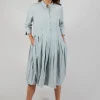 Shirt Dress in Ghiaccio