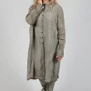 Shirt Dress in Hay Cloud