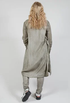 Shirt Dress in Hay Cloud