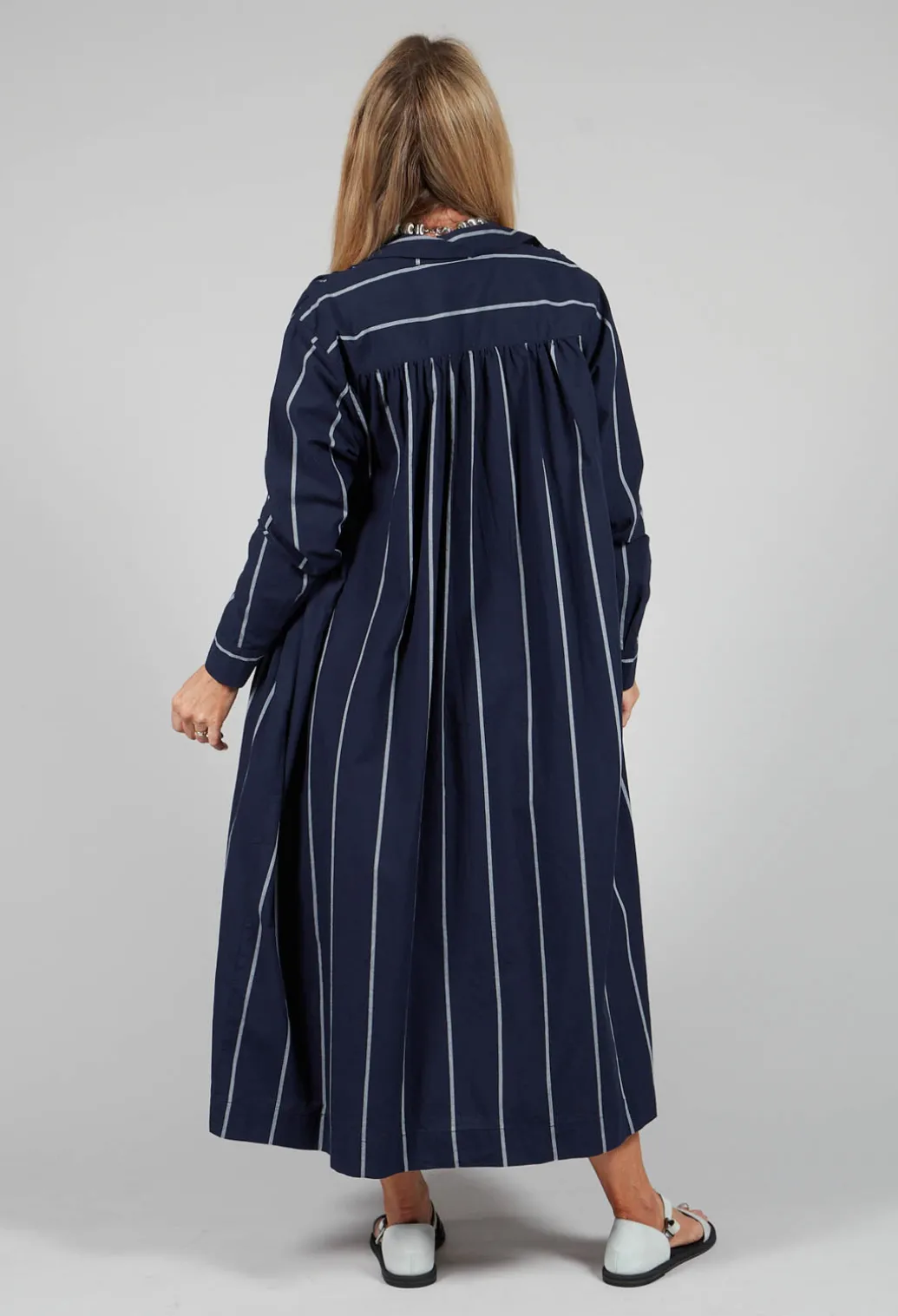 Shirt Dress in Indigo