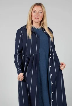 Shirt Dress in Indigo