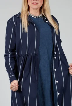 Shirt Dress in Indigo