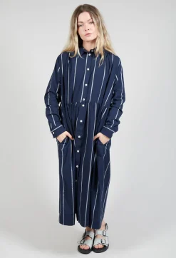 Shirt Dress in Indigo