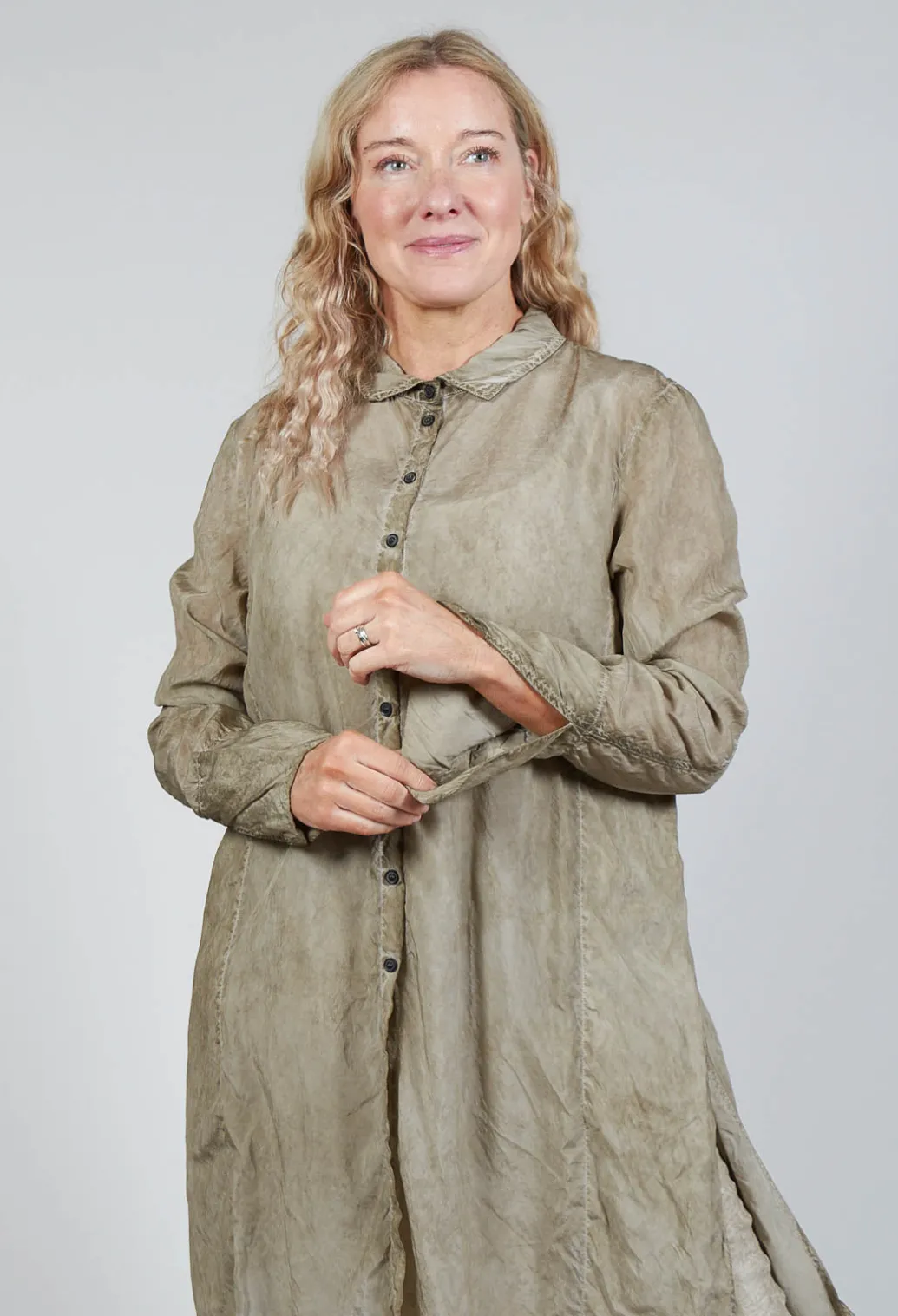 Shirt Dress in Linen