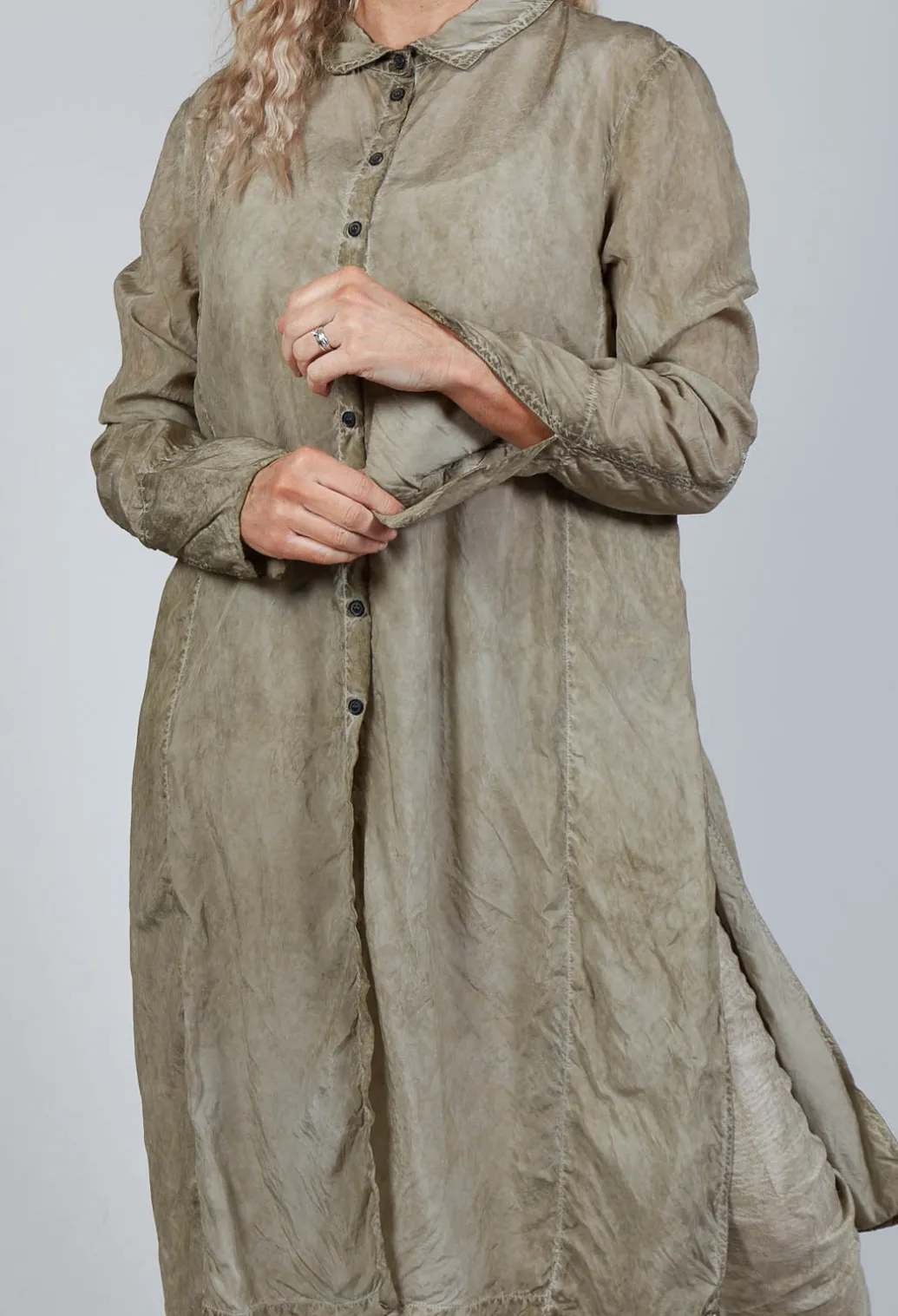 Shirt Dress in Linen