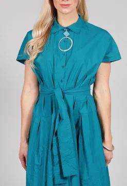 Shirt Dress in Sea