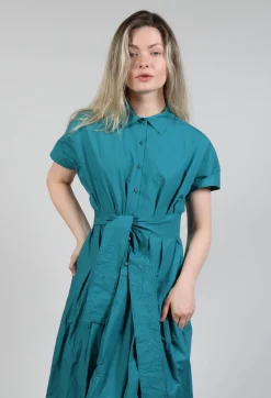 Shirt Dress in Sea