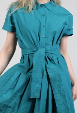 Shirt Dress in Sea