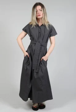 Shirt Dress in Stone