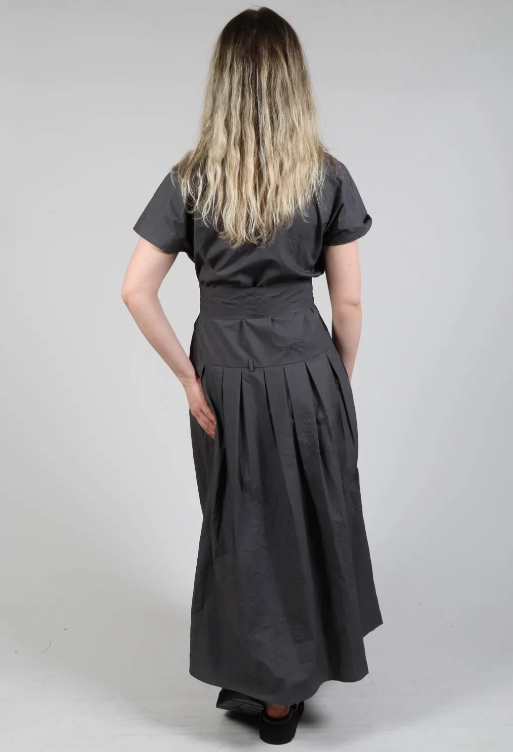 Shirt Dress in Stone