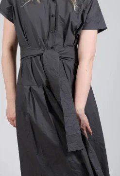 Shirt Dress in Stone