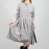 Shirt Dress in Taupe