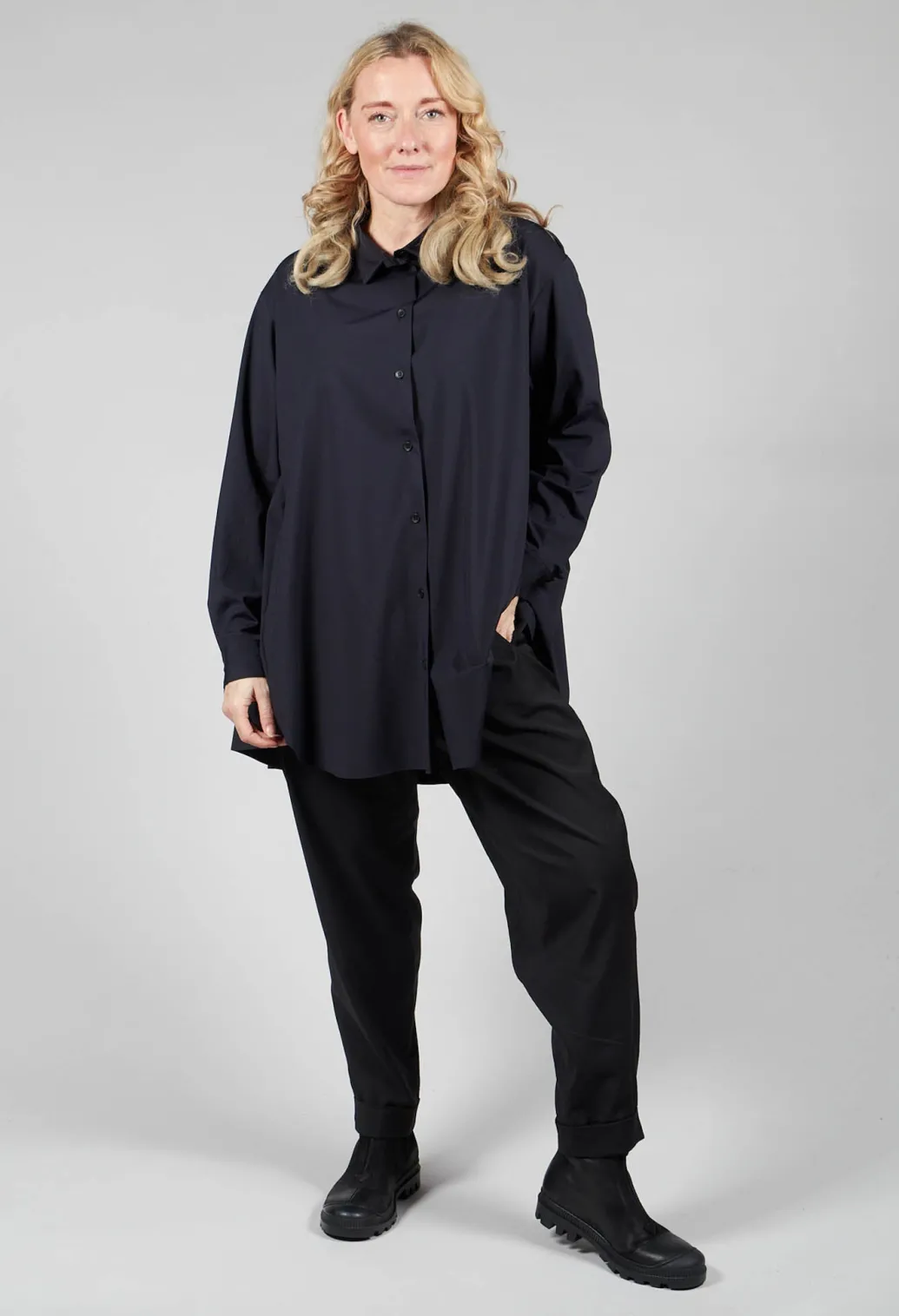 Shirt Hong in Black
