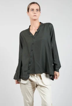 Shirt in Moss Green
