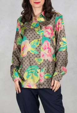 Shirt in Rosa / Verde