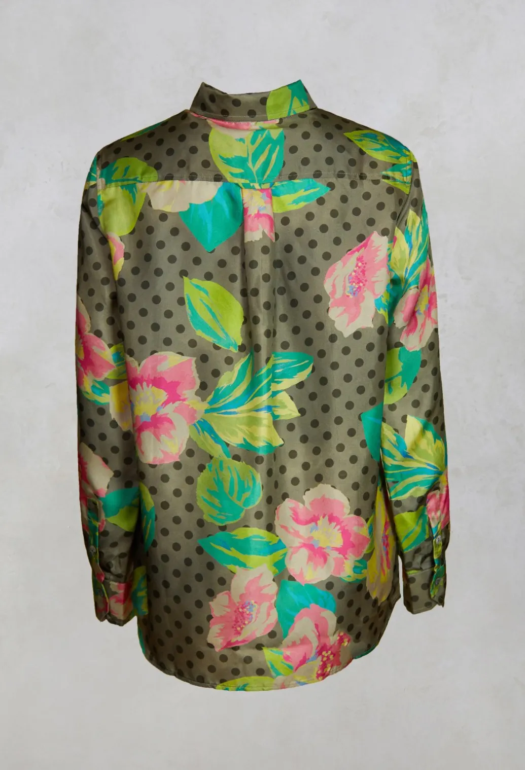 Shirt in Rosa / Verde