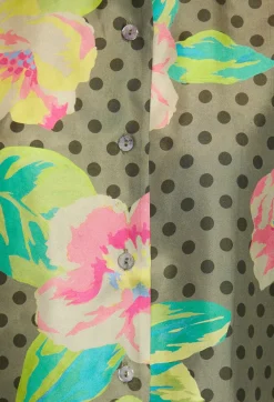 Shirt in Rosa / Verde