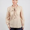 Shirt with Bow in Dot