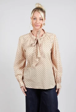 Shirt with Bow in Dot
