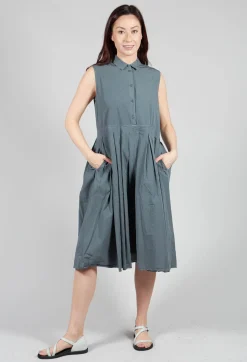 Shirtwaist Dress in Asfalto