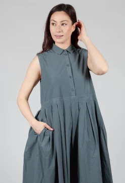 Shirtwaist Dress in Asfalto