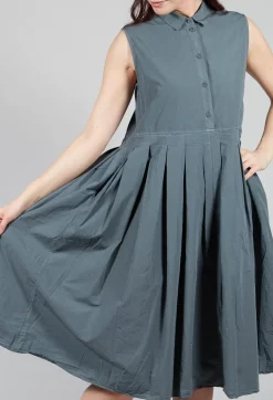 Shirtwaist Dress in Asfalto