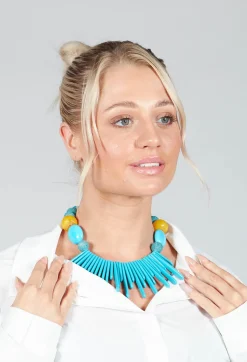 Short Beaded Choker Necklace