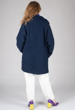 Short Mande Coat in Dark Night