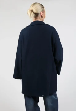 Short Mande Coat in Dark Night