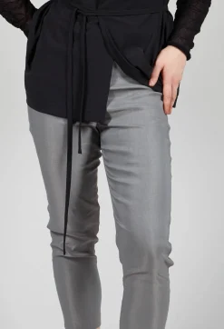 Short Pull On Leggings in Grey