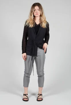 Short Pull On Leggings in Grey