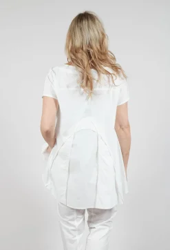 Short Sleeve Cotton T-Shirt in Starwhite